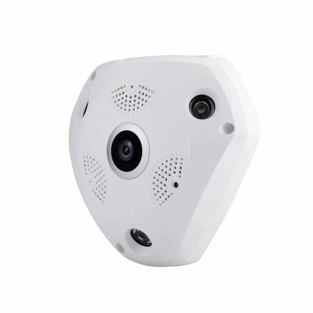 POE Camera 8MP Fisheye 360/180° View, Audio, Motion - P12 Hub Europe