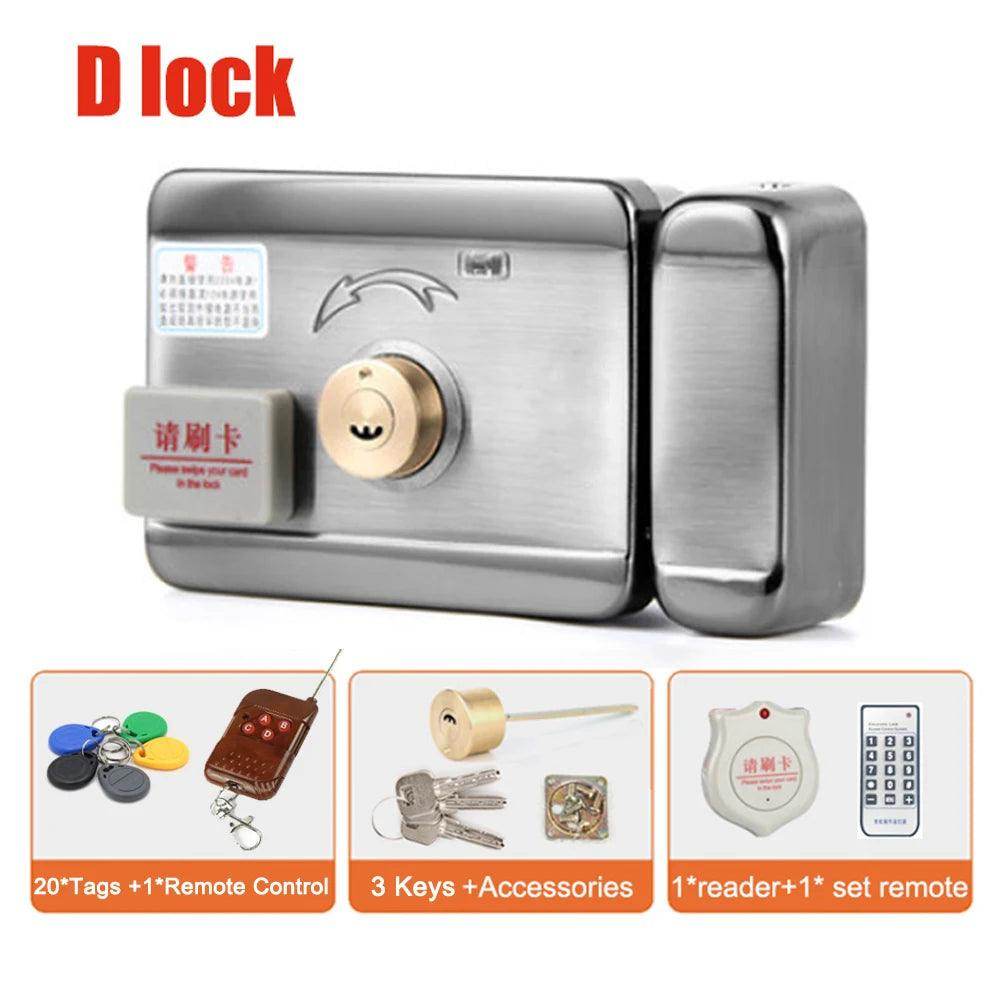 Electric Door Lock WiFi RFID Remote, Auto-Close, Ring, Gate Access Control - P12 Hub Europe