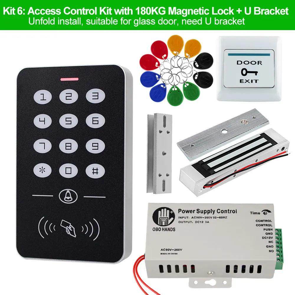 RFID Access Control Kit | 180KG Mag/Strike Lock, 1000 User - P12 Hub Europe