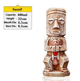Hawaii Tiki Mugs Cocktail Cup Beer Beverage Mug Wine Mug Ceramic Tiki Mugs Great For Cocktail Drink - P12 Hub Europe