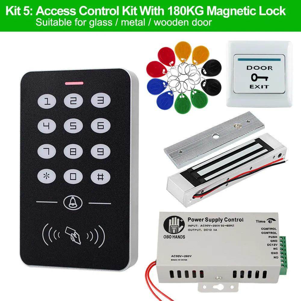 RFID Access Control Kit | 180KG Mag/Strike Lock, 1000 User - P12 Hub Europe