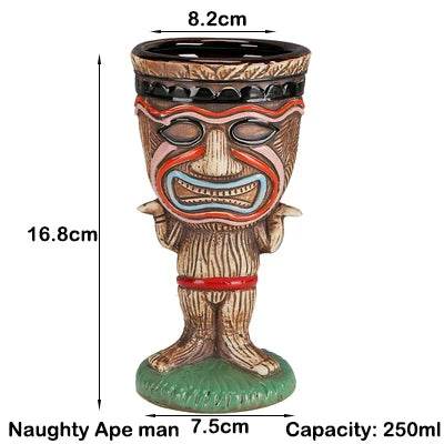 Hawaii Tiki Mugs Cocktail Cup Beer Beverage Mug Wine Mug Ceramic Tiki Mugs Great For Cocktail Drink - P12 Hub Europe