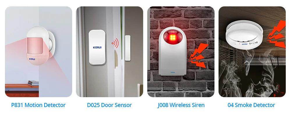 Alarm Smart KERUI W181 WiFi GSM Tuya - P12 Hub Europe