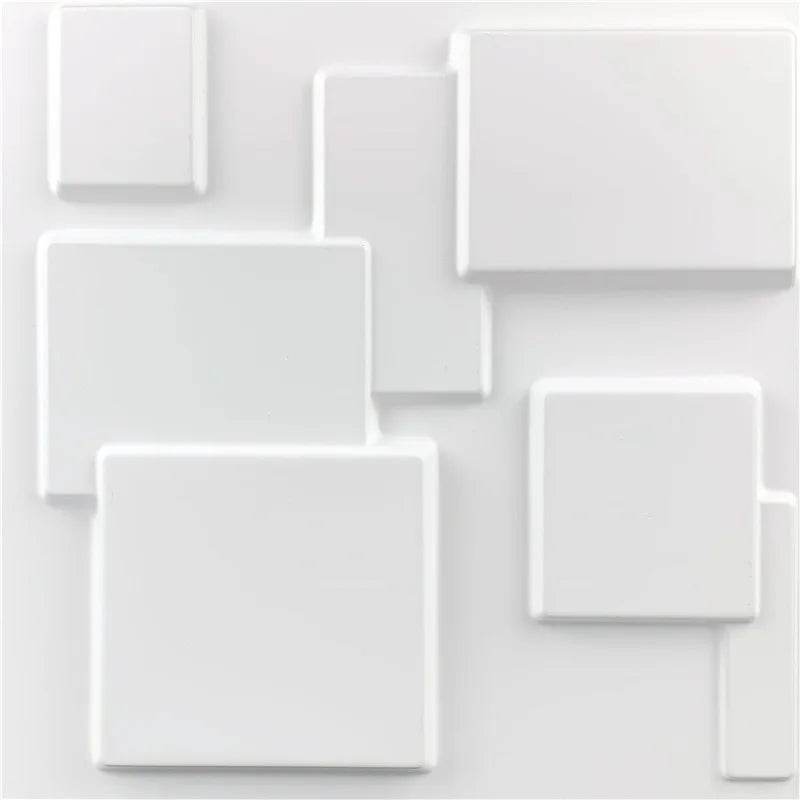 30x30cm 3D three-dimensional wall sticker decorative living room wallpaper mural waterproof 3D wall panel mold bathroom kitchen - P12 Hub Europe