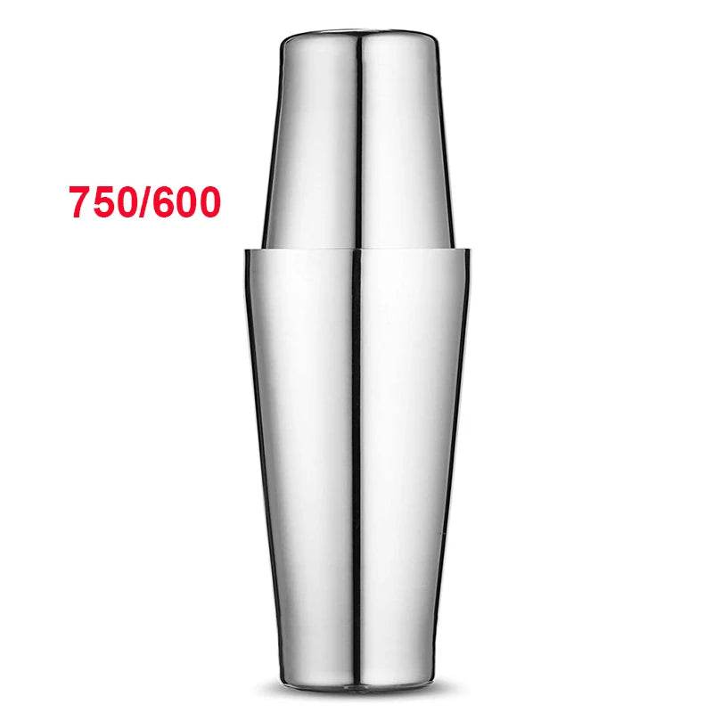 1/6/9/11pcs Boston Shaker Professional Stainless Steel Bartender Wine Cup Cocktail Mixer Martini Cocktail Shaker Bar Set - P12 Hub Europe