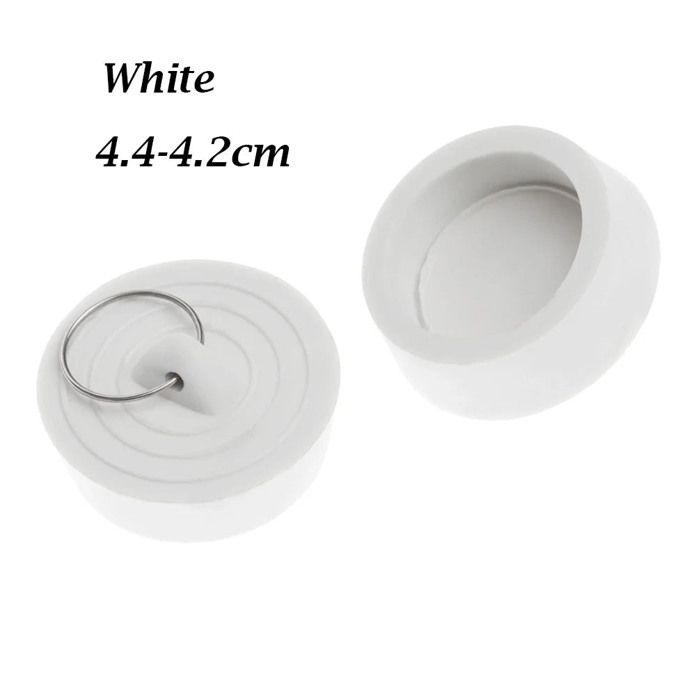 1PC Durable Rubber Kitchen Bath Tub Sink Water Stopper Floor Round Drain Plug Sink Bathtub Drainage Stopper Leakage-proof Plug