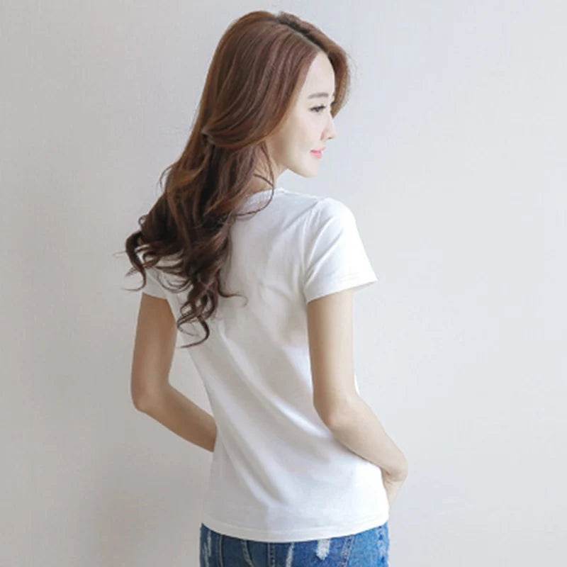 Women's Solid Color T-Shirt - P12 Hub Europe