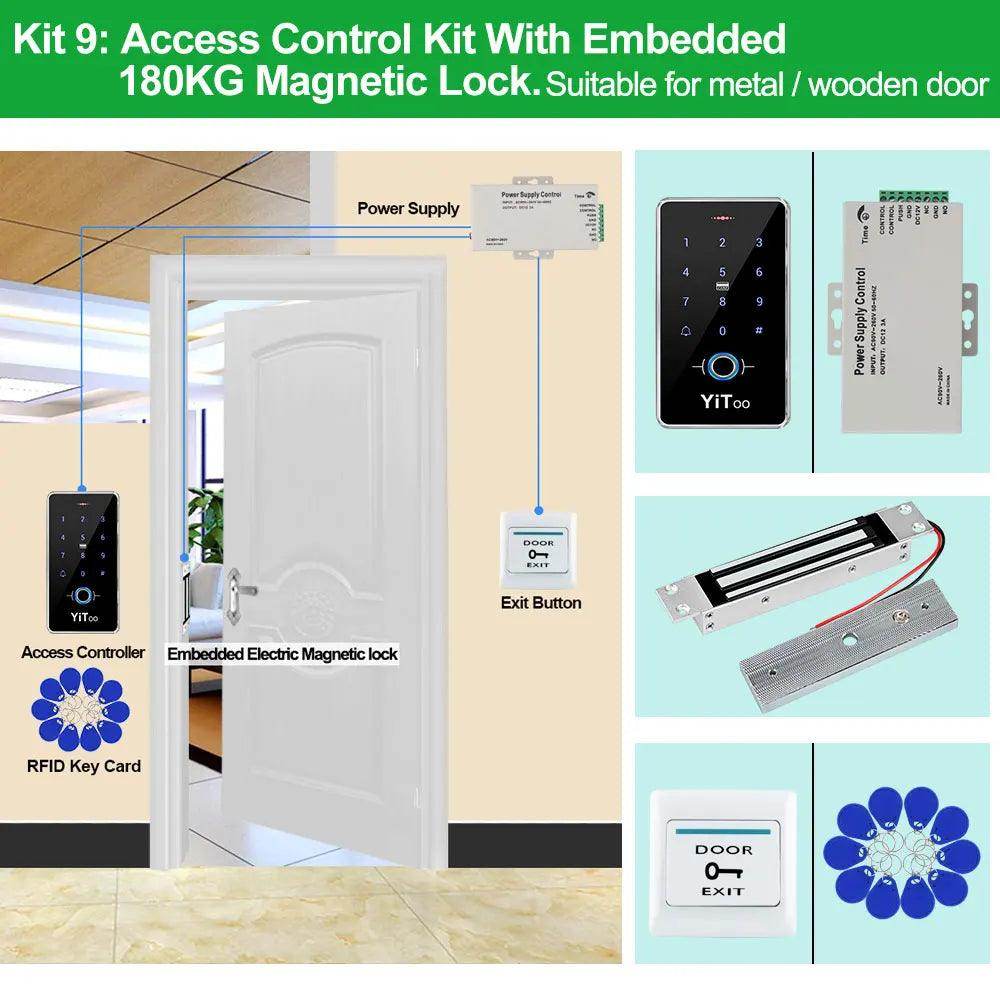 Fingerprint Door Lock Waterproof RFID, Password, Outdoor Access - P12 Hub Europe