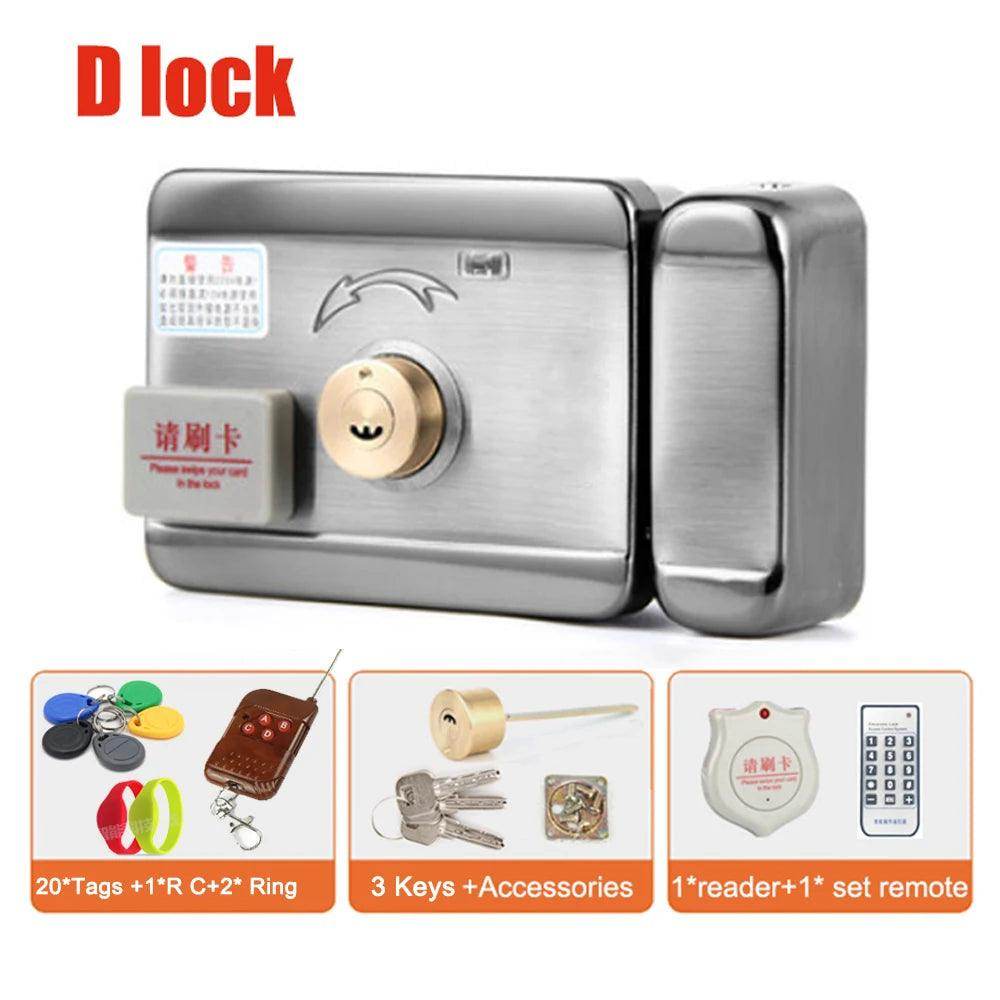 Electric Door Lock WiFi RFID Remote, Auto-Close, Ring, Gate Access Control - P12 Hub Europe