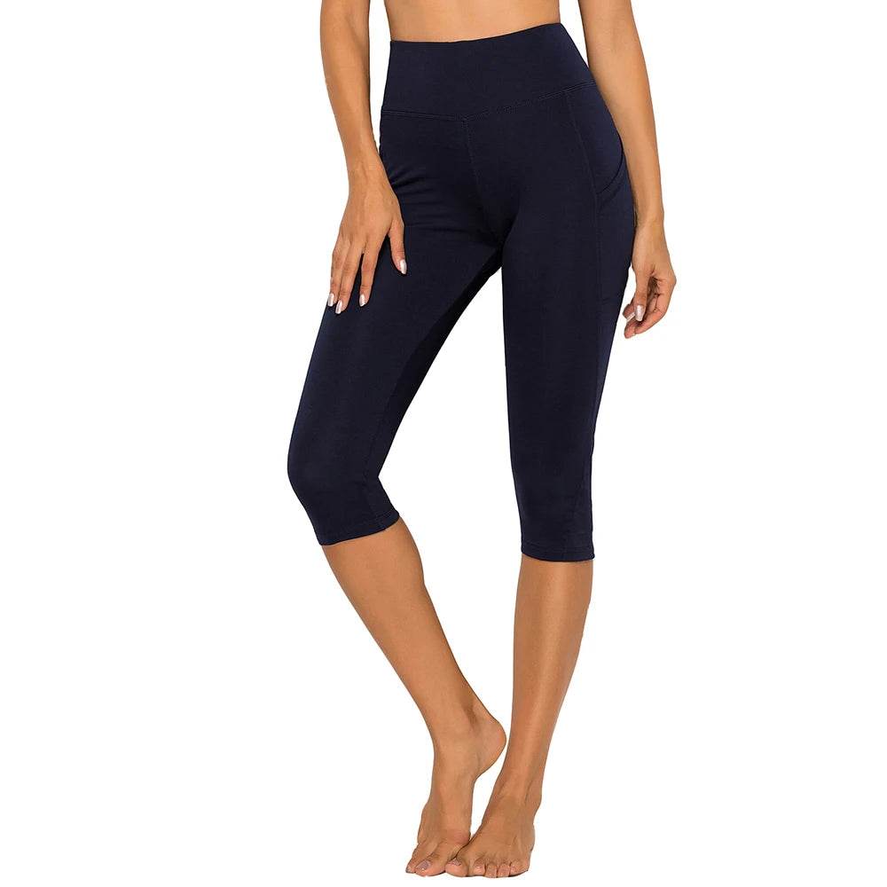 Women's High Waist Capri - P12 Hub Europe