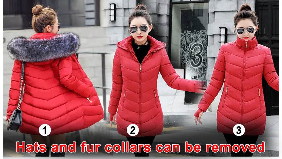 New Slim Warm Winter Parka - P12 Hub Europe
