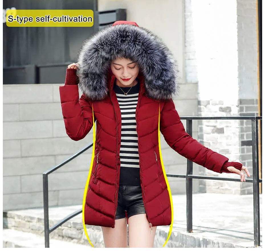 New Slim Warm Winter Parka - P12 Hub Europe