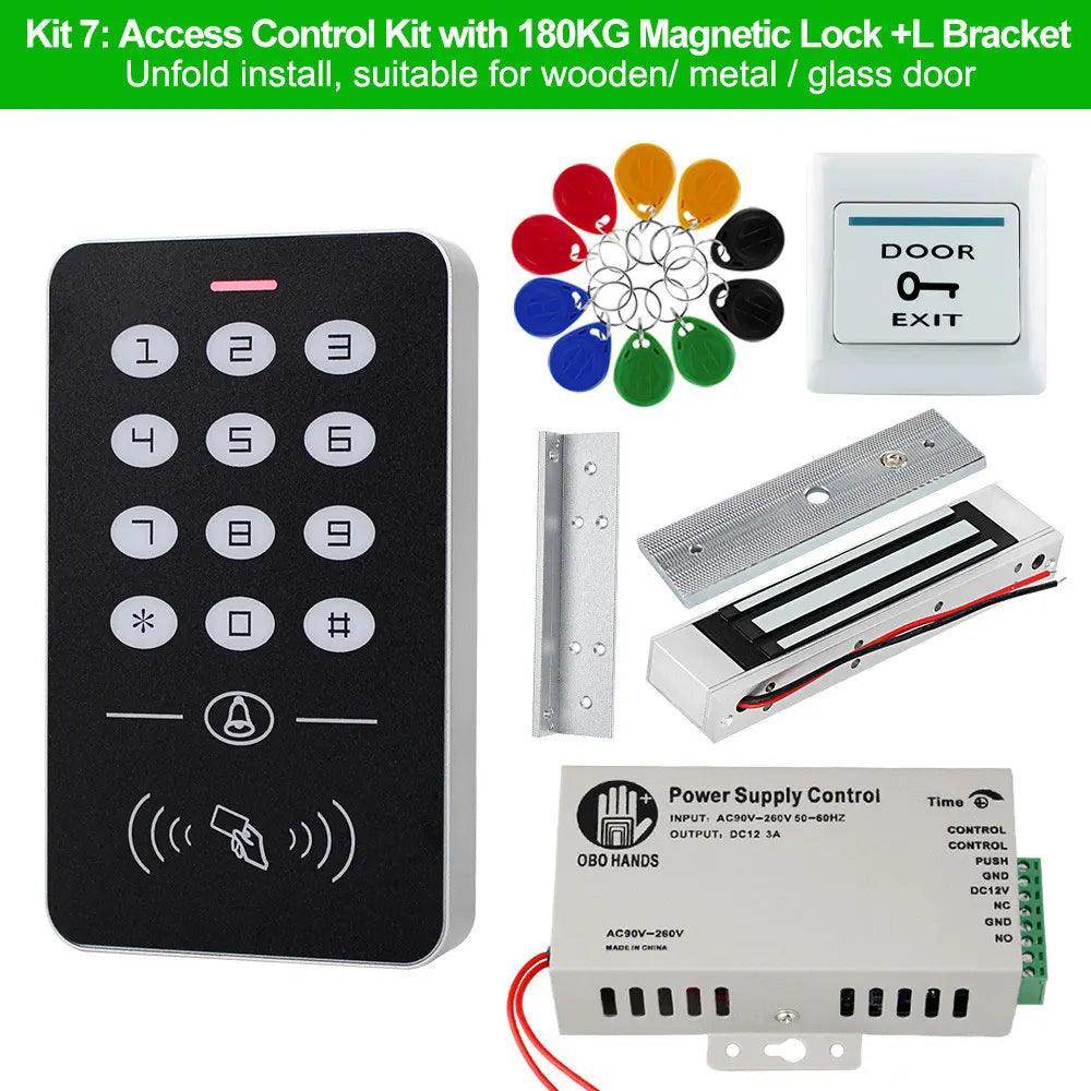 RFID Access Control Kit | 180KG Mag/Strike Lock, 1000 User - P12 Hub Europe