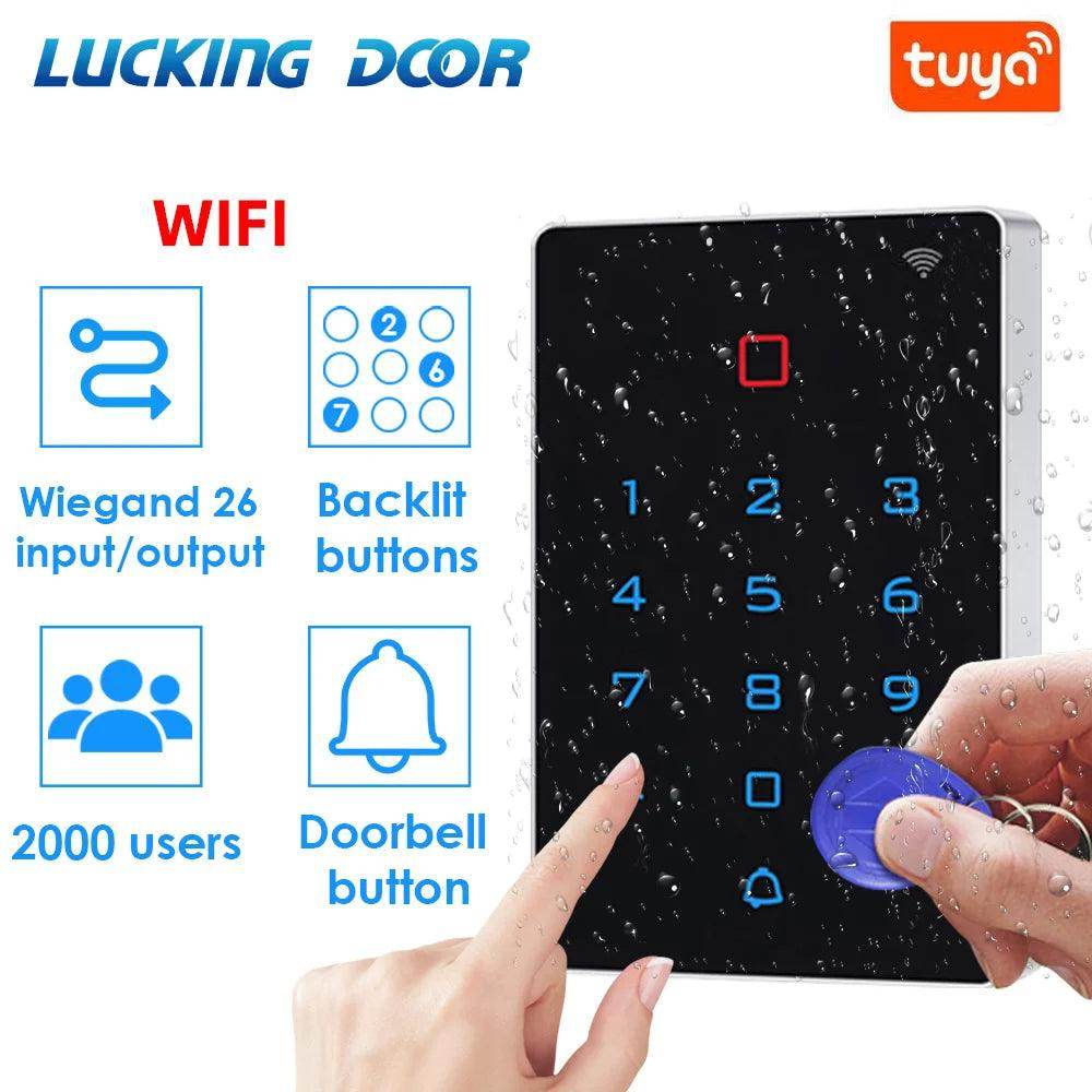 WiFi RFID Access Control Keypad | 125kHz, WG26, IP65 - P12 Hub Europe