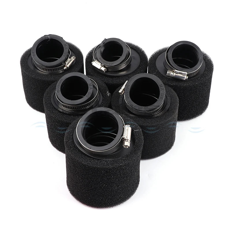 35mm 38mm 42mm 45mm 48mm 50mm 60MM Elbow Neck Foam Air Filter Sponge Cleaner Scooter Dirt Bike Motorcycle RED Kayo BSE