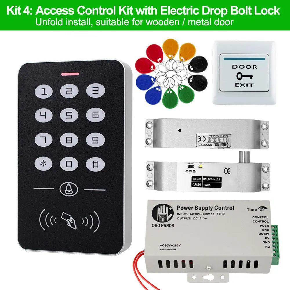 RFID Access Control Kit | 180KG Mag/Strike Lock, 1000 User - P12 Hub Europe