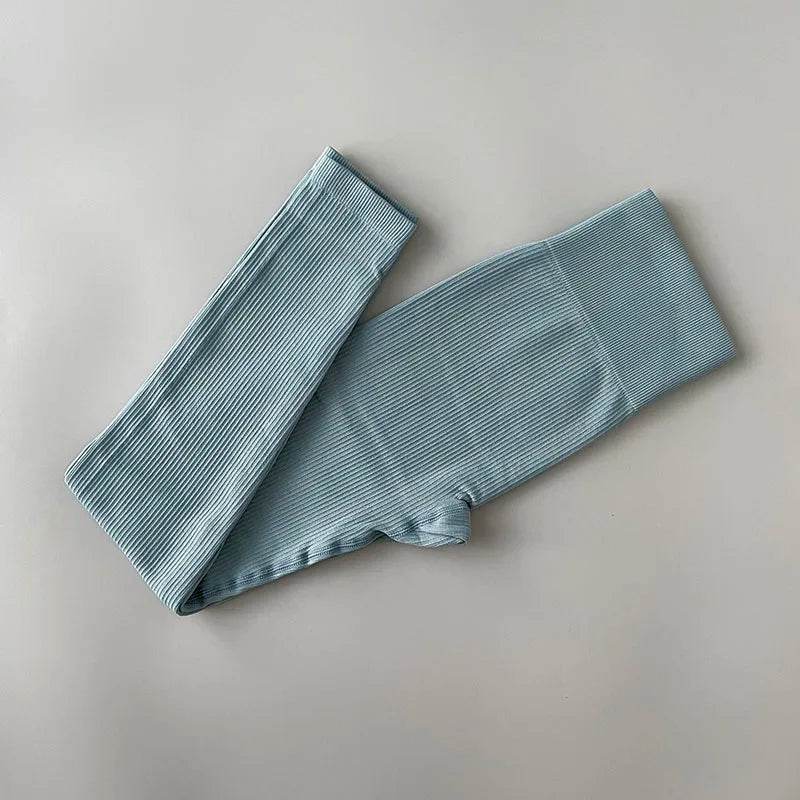 Women's Seamless Ribbed Yoga Leggings - P12 Hub Europe