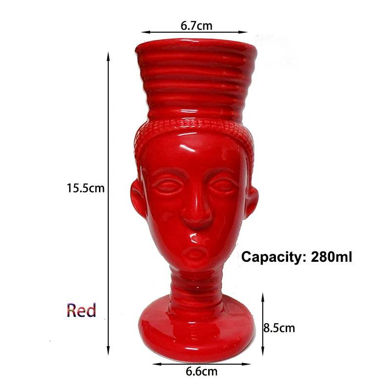 Hawaii Tiki Mugs Cocktail Cup Beer Beverage Mug Wine Mug Ceramic Tiki Mugs Great For Cocktail Drink - P12 Hub Europe