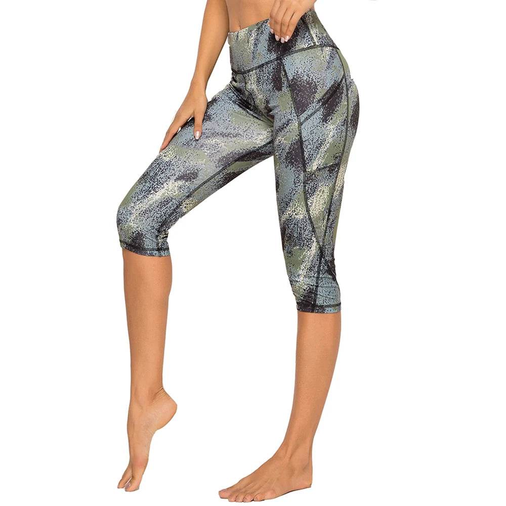 Women's High Waist Capri - P12 Hub Europe
