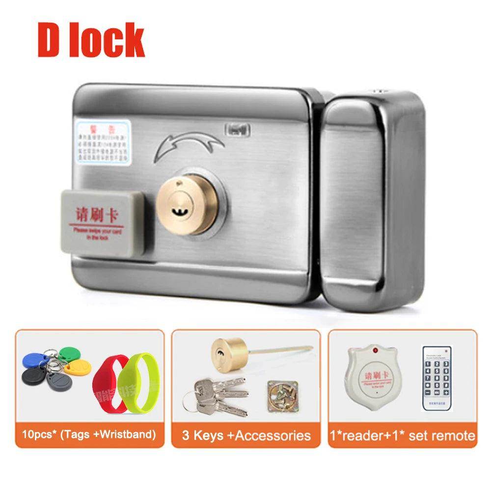 Electric Door Lock WiFi RFID Remote, Auto-Close, Ring, Gate Access Control - P12 Hub Europe