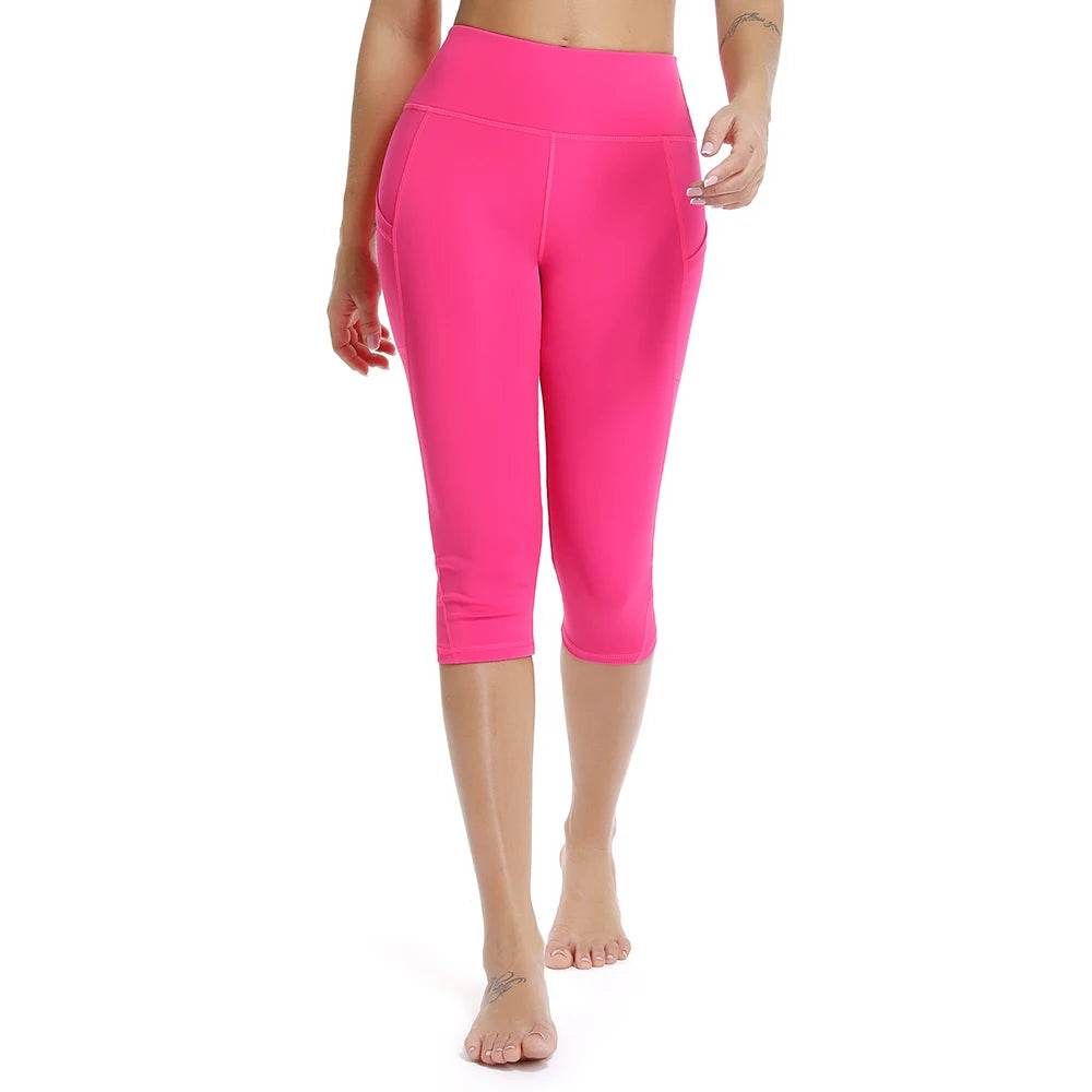Women's High Waist Capri - P12 Hub Europe