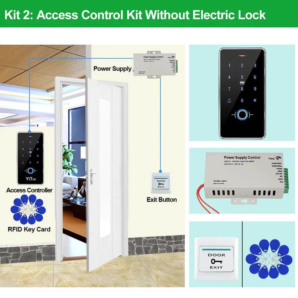 Fingerprint Door Lock Waterproof RFID, Password, Outdoor Access - P12 Hub Europe