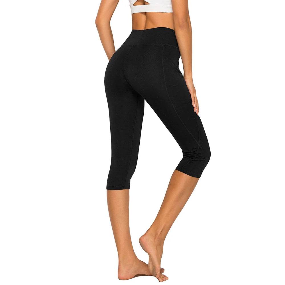 Women's High Waist Capri - P12 Hub Europe