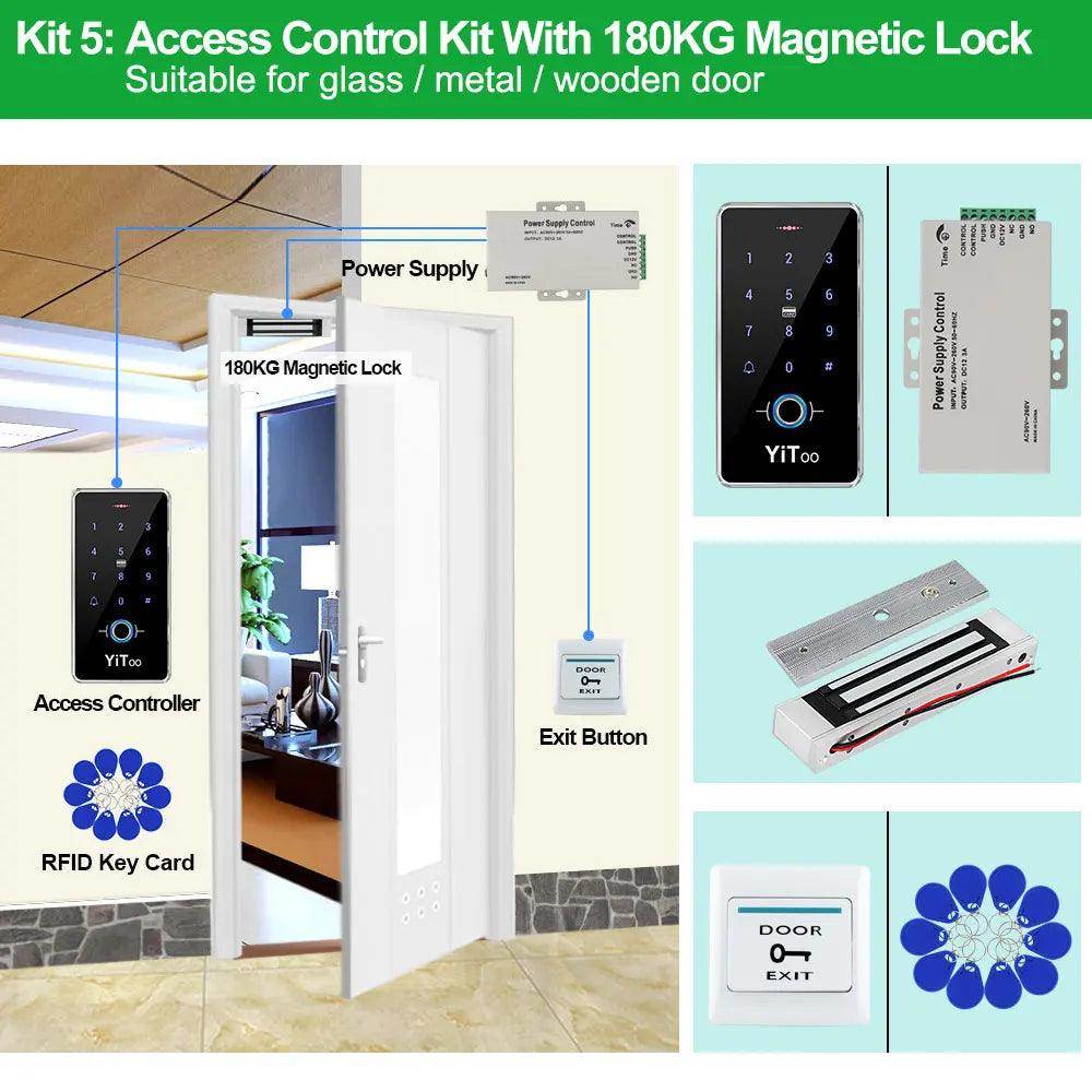 Fingerprint Door Lock Waterproof RFID, Password, Outdoor Access - P12 Hub Europe