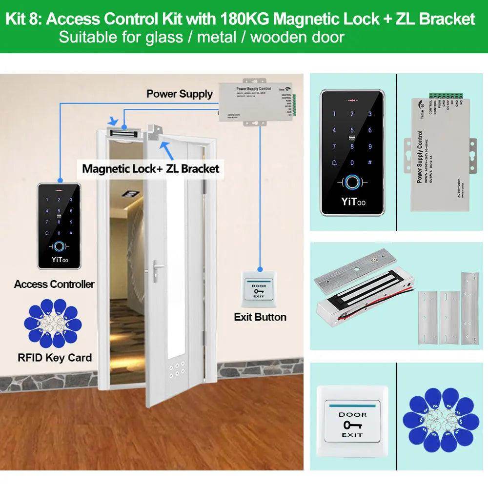 Fingerprint Door Lock Waterproof RFID, Password, Outdoor Access - P12 Hub Europe
