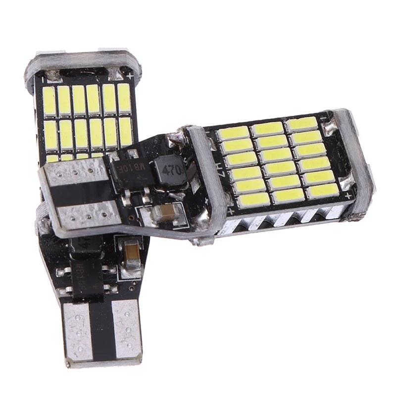 Hot sale 2Pcs DC 12V Canbus T16 T15 921 W16W LED Bulb Car Backup Reverse Lights 6000K