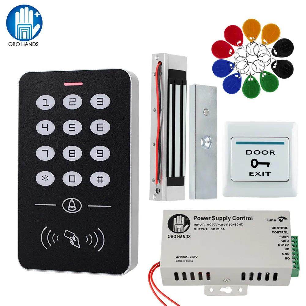 RFID Access Control Kit | 180KG Mag/Strike Lock, 1000 User - P12 Hub Europe