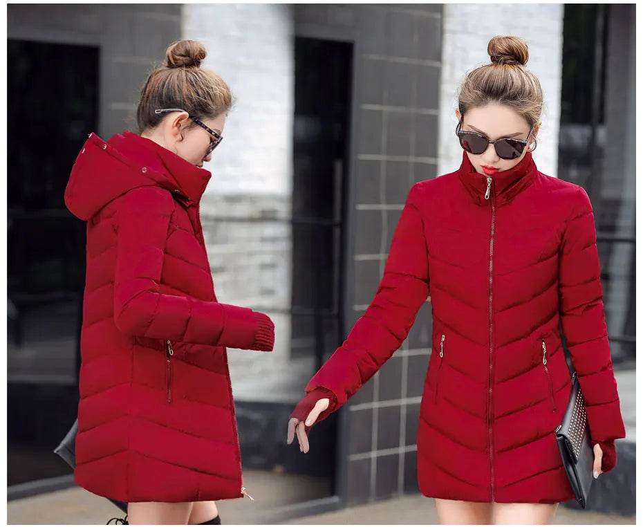 New Slim Warm Winter Parka - P12 Hub Europe