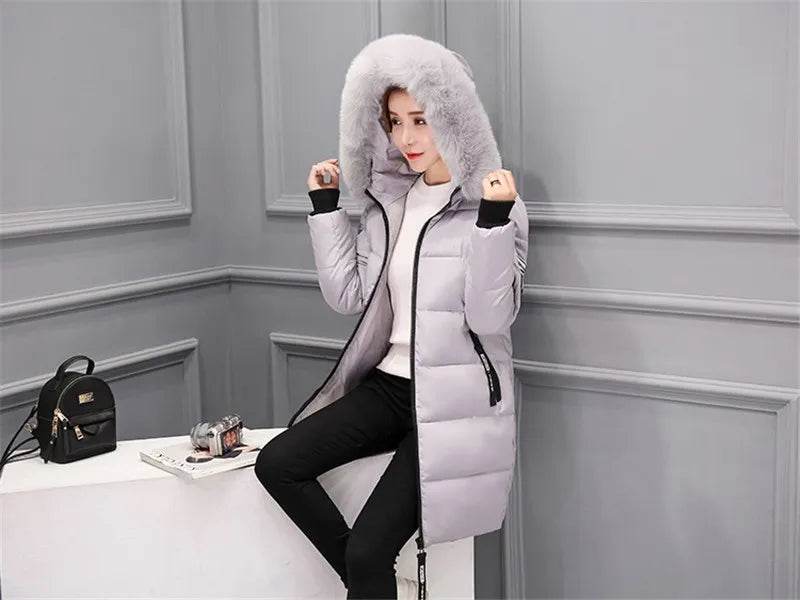 Warm Fur Hooded Parka - P12 Hub Europe
