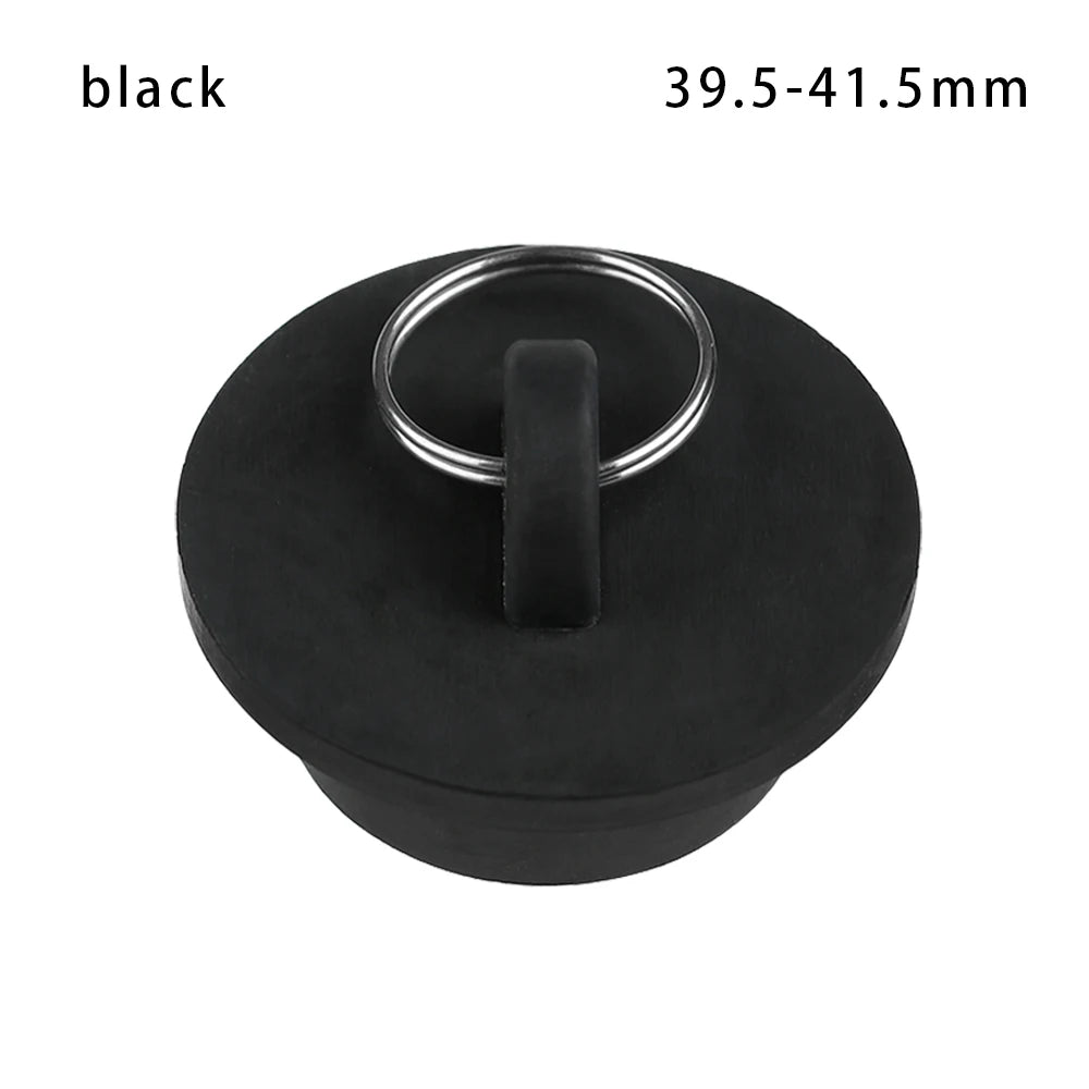 1PC Durable Rubber Kitchen Bath Tub Sink Water Stopper Floor Round Drain Plug Sink Bathtub Drainage Stopper Leakage-proof Plug