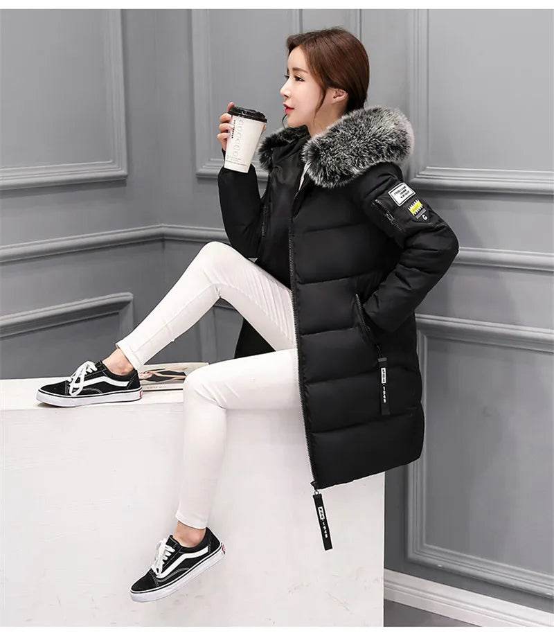 Warm Fur Hooded Parka - P12 Hub Europe