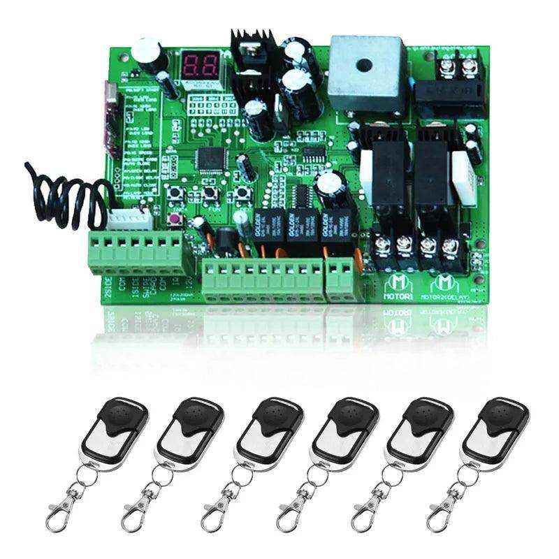 4V Swing Gate Control Board | Dual Arms, 60s Timer, Auto-Close - P12 Hub Europe