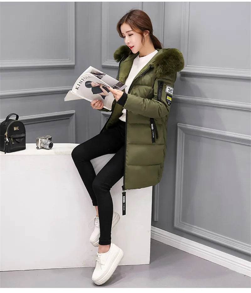 Warm Fur Hooded Parka - P12 Hub Europe