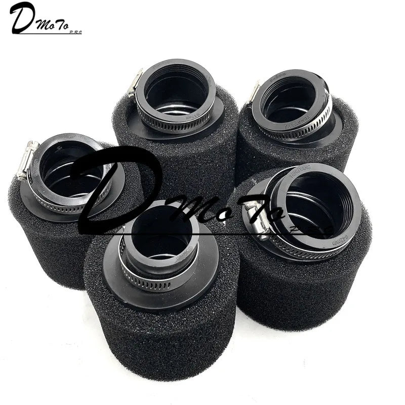 Red 32mm 35mm 38mm 42mm 45mm 48mm Bend Elbow Neck Foam Air Filter Sponge Cleaner Moped Scooter Dirt Pit Bike Motorcycle Kayo BSE