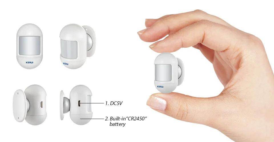 Mini PIR Sensor Wireless Alarm | Magnetic Base Detector - P12 Hub Europe