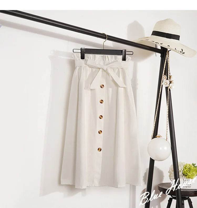 Women's Korean Pleated Midi Skirt - P12 Hub Europe