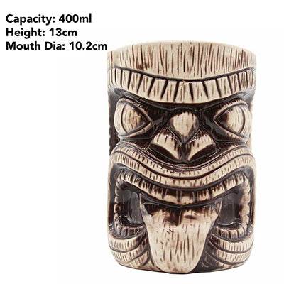 Hawaii Tiki Mugs Cocktail Cup Beer Beverage Mug Wine Mug Ceramic Tiki Mugs Great For Cocktail Drink - P12 Hub Europe