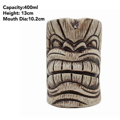 Hawaii Tiki Mugs Cocktail Cup Beer Beverage Mug Wine Mug Ceramic Tiki Mugs Great For Cocktail Drink - P12 Hub Europe