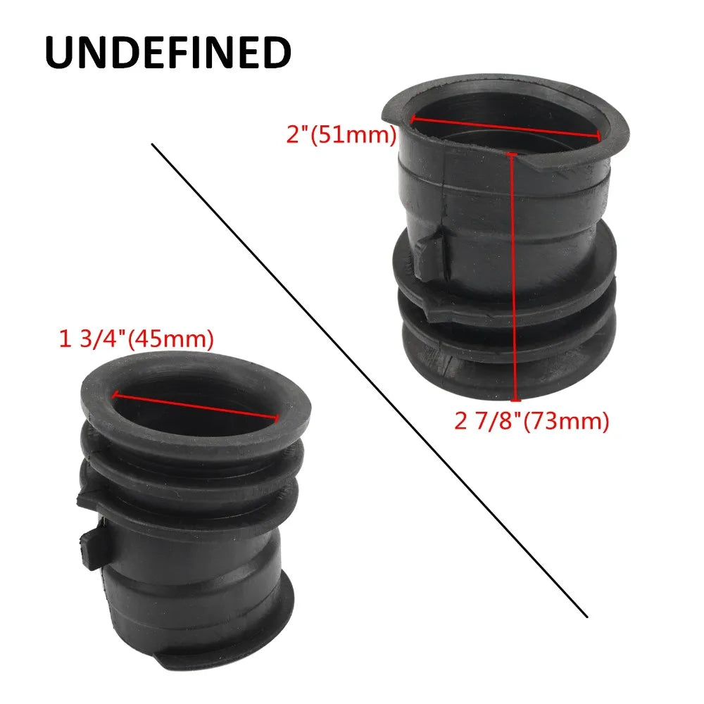 Motorcycle Carburetor Rubber Intake Manifold Joint Boot Air Funnel for Yamaha Virago XV XV125 1990-2010 XV250 1988-2010 Route 66