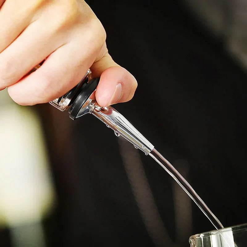 6PCS Stainless Steel Wine Pourer Stopper Bottle Pourer Spout Stopper Speed Pourer Bar Wine Accessories Set of 6 - P12 Hub Europe