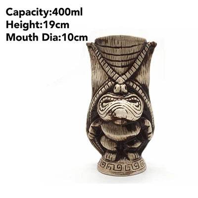 Hawaii Tiki Mugs Cocktail Cup Beer Beverage Mug Wine Mug Ceramic Tiki Mugs Great For Cocktail Drink - P12 Hub Europe