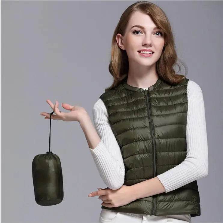 Women's Slim Down Vest - P12 Hub Europe