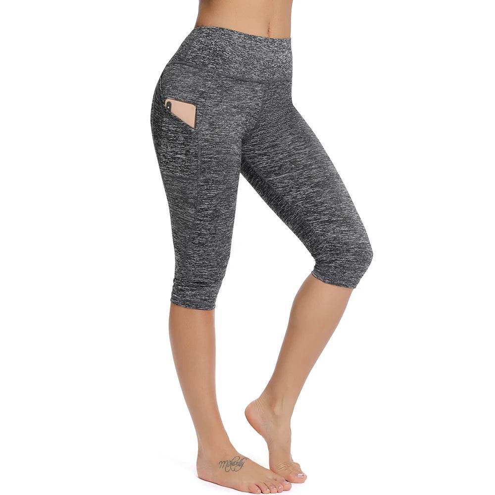 Women's High Waist Capri - P12 Hub Europe