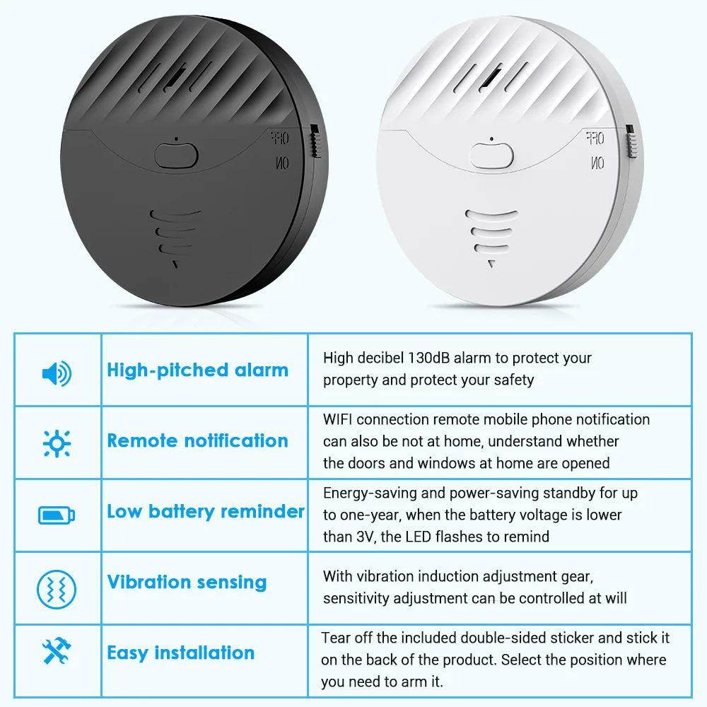 Alarm Vibration Elecpow Tuya 130dB - P12 Hub Europe