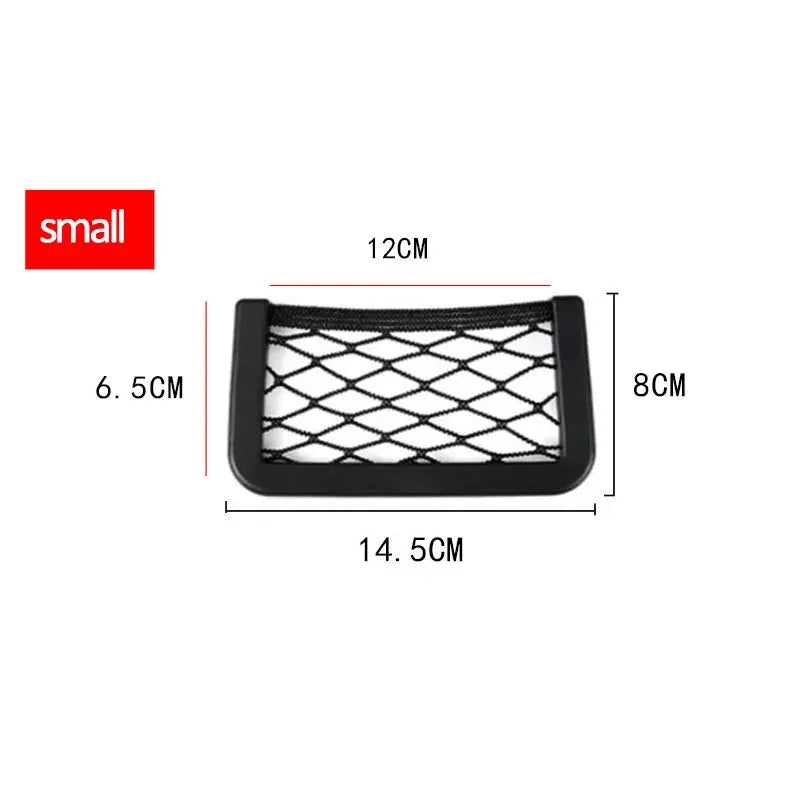 RV Storage Net Bag Flexible Nylon Portable Automotive Organizer Holder Pocket For Caravan Van Boat Camper Car Accessories
