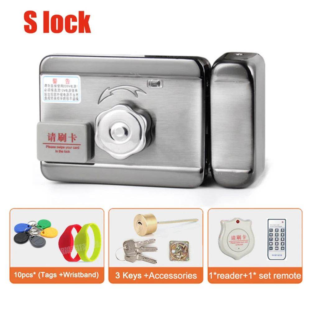 Electric Door Lock WiFi RFID Remote, Auto-Close, Ring, Gate Access Control - P12 Hub Europe